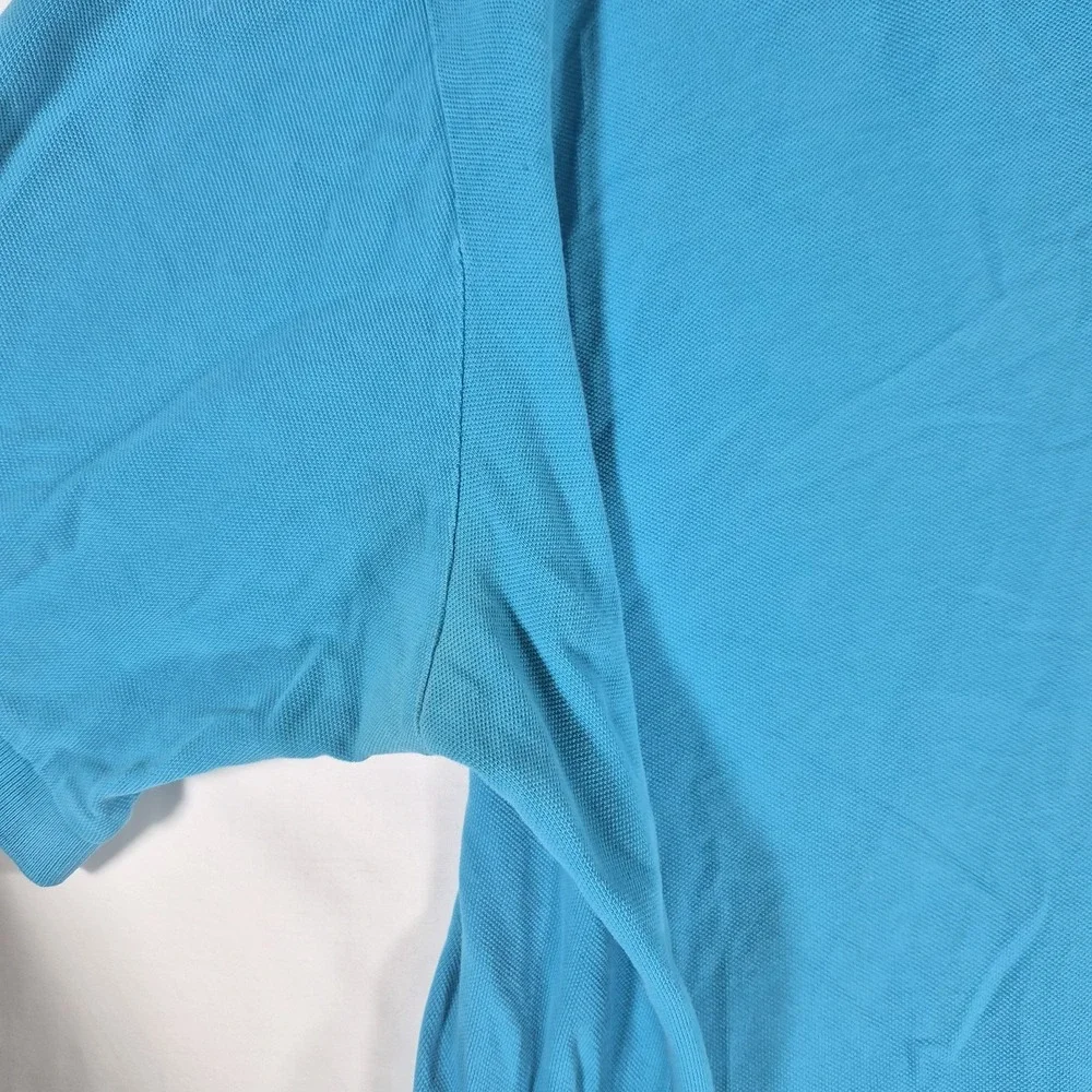 Vtg Polo Ralph Lauren Men's 3XLT Turquoise Blue Pink Pony Cotton